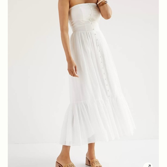 Anthropologie mare mare Island Flounced Maxi Dress - Picture 13 of 13